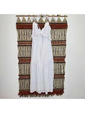 Majorelle cotton eyelet summer dress